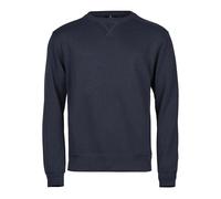 Round neck sweatshirt Tee Jays Interlock Bleu S