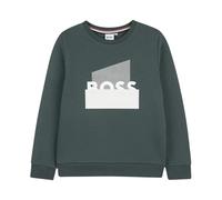 Boss J52966 Sweatshirt Green 8 Years Boy