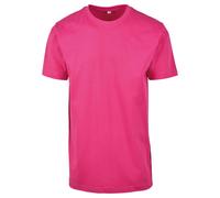 Round Neck T-Shirt - Adults Plain Short Sleeve soft Cotton Tee|Multiple colo (A)