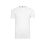 Round neck T-shirt Build Your Brand Blanc 4XL