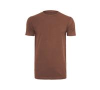 Build Your Brand Men's T-Shirt Round Neck, Bark, L