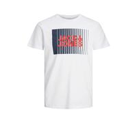 Round neck T-shirt Jack & Jones Corp Logo Blanc S