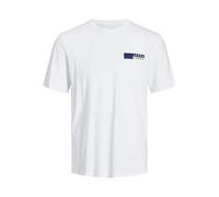 Round neck T-shirt Jack & Jones Corp Logo Small Blanc S