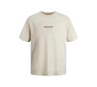 Round neck T-shirt Jack & Jones Vesterbro Beige M