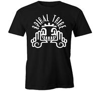 Round Neck T-Shirt Spiral Tribe L Black