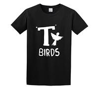 Round Neck T-Shirt, Summer Trendy Clothing Buzzs Birds Grease Fancy Dress Fit T-Shirt Black XL