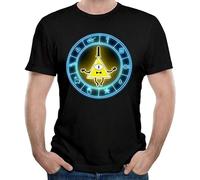 Round Neck T-Shirt, Summer Trendy Clothing Super Running Gravity Falls Bill Cipher T-Shirt Black L
