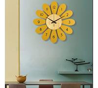 Round Numeral Wall Clock, Decorative Wall Clocks Battery Operated, Sunburst Clock, Stylish Clocks for Living Room, Bedrooms