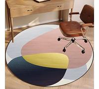 Round Office Gaming Chair Mat 140cm - Multi-Purpose Floor Protector for Carpet & Hardwood, Desk Chair Mat, Ideal for Home Office & Gaming Setup, Floor Protection Rug FANDIAO