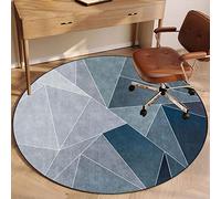 Round Office Gaming Chair Mat for Carpet & Hardwood Floors, Multi-Purpose Desk Protector, 140cm Diameter Floor Rug for Home & Office, & Scratch-Resistant FANDIAO