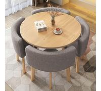 Round Office Reception Room Club Table and Chair Set | Perfect for Living Room, Reception, and Meeting Room | Modern Negotiation Furniture Set