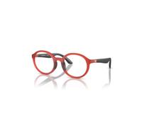 Round Optical Frame - unisex - Emporio Armani - Glasses - Red - 46 MM - Accessories 46 MM