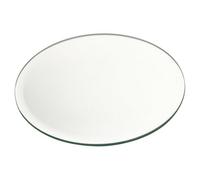 Round or Square Mirror Plate Bevelled Edge Wedding Centrepiece, Candle Tray (2, 15 CM Round)