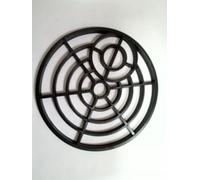 Round Outdoor Drain / Gulley Grid- Black Plastic Fits 150mm Round Drain