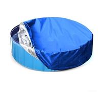 Round Outdoor Pool Cover Made Of Oxford Cloth Pool Debris Shield Dust Protection Easy Maintenance Blue 82x30cm 122x30cm 160x30cm For Courtyard Pools(82 * 30cm)