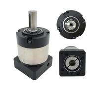 Round Output Flange Nema23 electronic starter Reducer Planetary Gearbox Step-down Gearbox 200/400W Servo electronic starter Speed Reducer for Packer Robot MQXFCZUX(Ratio 15 to 1,14mm for Servo)