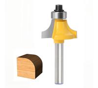 Round Over Router Bits 1/4 Inch Shank,Radius 3/8" Roundover Beading Router Bit, Corner Rounding Edge Forming, Round Over Edging Router Bits, by Akylin