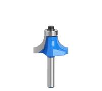 Round Over Router Bits Corner Rounding Edge Forming Woodworking Milling Cutter Tool with Bearing 6mm 6.35mm Shank(6x14.3mm)