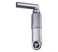 Round Overflow Fitting for Sink Drain Integration Featuring Side Entry Design and Ball Joint Flexibility