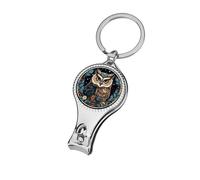 Round Owl Christmas Nail Clippers Toenail Clipper Cutters Professional Nail Trimmer Nail Cuticle Cutter for Women Men