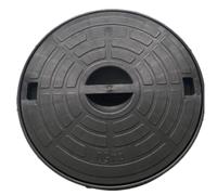 Round PE Septic Tank Lid with Handle Manhole Cover for Wastewater Management and Reliable Solution(63cm/24.8in)