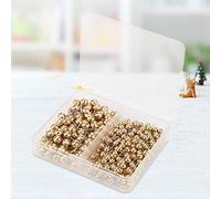 Round Pearl Head Pin Pearl Head Pin Metal Beads Head Marking Push Pins Sewing Pins Fixed Mark (Golden)