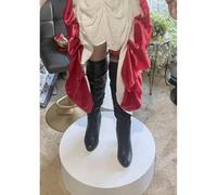 Round Pedestal Display Stand, Cylinder Riser for Bridal Shop, Exhibitions, Retail Displays