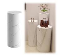 Round Pedestal Display Stand, Mannequin Platform Base for Retail Stores, Party Event Decor Table, Shoe Bag Showcase Cylinder Stand