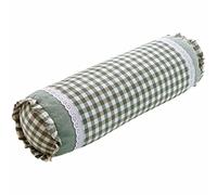Round Pillow, Buckwheat Pillow Hard Organic Cotton Tube Cervical Bolster Cylinder Recliner Pillows Neck Roll Pillow for Sleeping Pain Relief Round Support for Bed Legs Back Cylinder Pillows