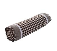 Round Pillow, Buckwheat Pillow Hard Organic Cotton Tube Cervical Bolster Cylinder Recliner Pillows Neck Roll Pillow for Sleeping Pain Relief Round Support for Bed Legs Back Cylinder Pillows