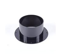 Round Pipe Flange Seat 75-200Mm Abs Ventilation Hose Connector for Duct Fan Kitchen Air Vent Exhaust Ventilator System Hardware/150Mm(75Mm)