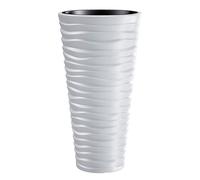 Round Planter Flower Pot with Liner Indoor Outdoor Decorative Various Sizes 22L