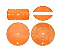 Round Planter Inserts, Lightweight Pot Liner, 9.8 Inch Flower Pot Insert with Drainage, Gardening Container Base, Indoor Outdoor Urban Balcony Gardening Tool Porch Backyard Floral Arrangement Utility