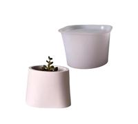 Round Planter Silicone Mold User Friendly Storage Container Resin for Home Gardening and Projects Silicone Flower Pot
