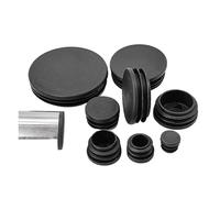 Round Plastic Blanking End Cap Black Tube Pipe Inserts Plug Chair Table Feet Cap Tube Pipe Insert Plug Decorative Dust Cover (Color : 35mm (Black), Size : 10Pcs)
