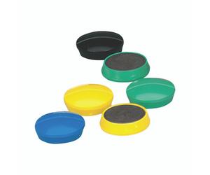 Round Plastic Cud Magnets 35MM PK10