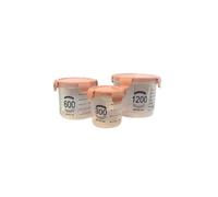 Round Plastic Food Storage Container Set Of 3 Random Colors