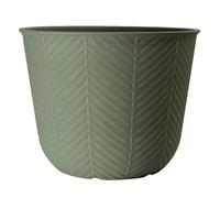 Round Plastic Plant Pot 46cm,18inch Meadow Green 41L Garden Indoor Outdoor Planter Cover Drainage Holes, Weather, Frost Proof (1)