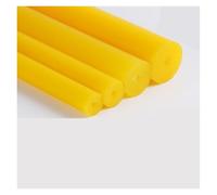 Round Plastic Rod, Hollow PU Rod 500mm Length Round Stick Rubber Spring bar Polyurethane Elastic Rubber(Unique Colour,O.D.60mm I.D.8mm)