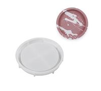 Round Plate Casting Molds Tray Resin Molds Epoxy Casting Silicone Tray Holder Jewelry Making Tools Space Saving Mold