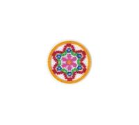 Round plate for medium beads - HAMA - Large Round Midi Plate - Support for patterns - From 5 years old