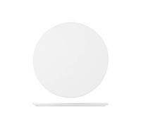 Round Plate In Porcelain, Ø 24.5 Cm, White H&H