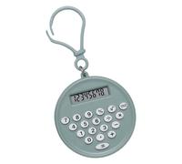 Round Pocket Calculator Soft Buttons Easy Carry School Homework Budget Management Tool Keychain Calculator for School