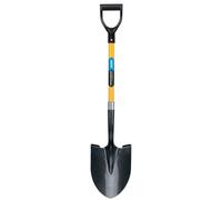 Round Point Builders Shovel with Fibreglass Shaft