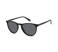 Round Polarized Sunglasses Black Frame - unisex - Polaroid - Sunglasses - Black - 54 MM - Accessories 54 MM