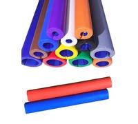 Round Pole Padding 60 76 89 114 140 165 220 MM, 180cm Safety Post Pads for Basement, Garage, Playground & Basketball Court, Outdoor Pole Wrap Around(Black,11.4 * 180cm)