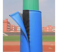 Round Pole Padding for Sports Courts, Collision Prevention, Indoor Outdoor Pillar Bumper, Reusable Wrap Around, Weatherproof Design, Secure Fit