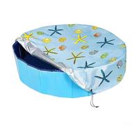 Round Pool Cover Designed to Shield Your Swimming Pool from Leaves and Debris, Featuring a User Friendly Adjustable Drawstring (82 * 20cm)