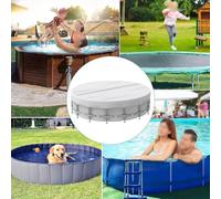 Round Pool Cover for Solar Heating and Debris Defense, Made with For Durable Material and Compatible with Various Round Pool Models (6FT)