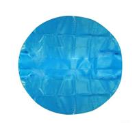 Round Pool Cover, Inflatable Pool Tarp, PE Woven Dust Sheet, Garden Paddling Pool Lid, Drawstring Swimming Protector, Outdoor Water Basin Cap, For(8FT)